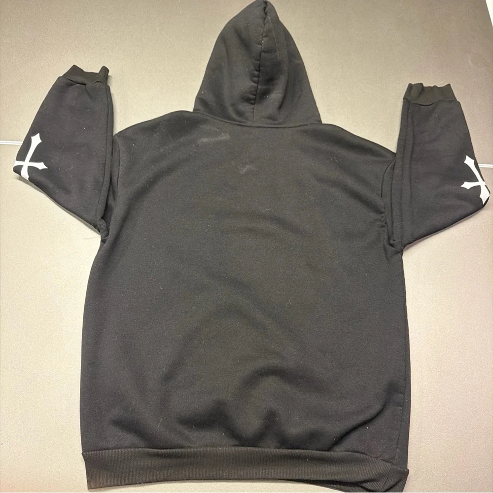 Skull‎ Design Hoodie Long-sleeved Hoodie Men's small